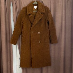 Nine West Brown Pea Coat
